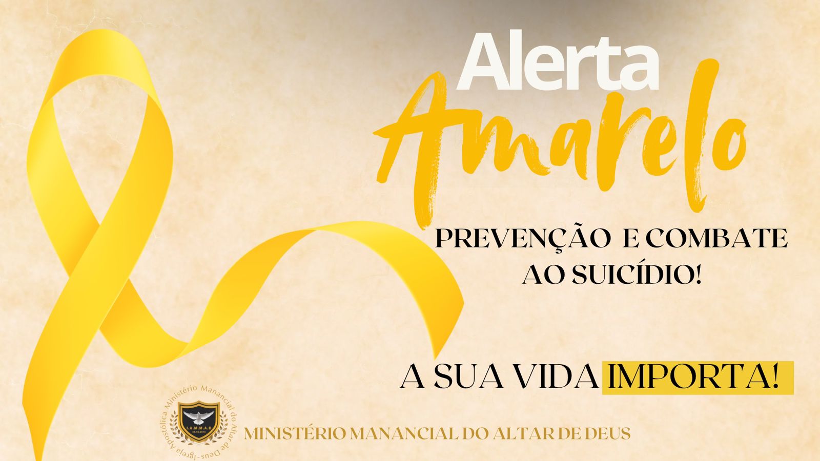 Alerta Amarelo - Prevenção ao Suicídio